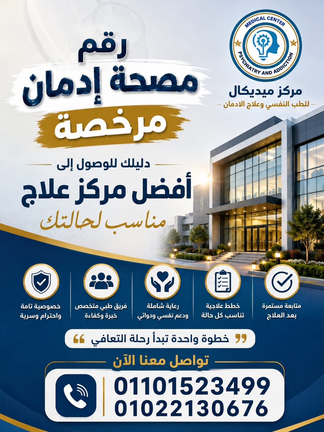 كيف تستفيد من الاتصال على رقم مصحه ادمان؟