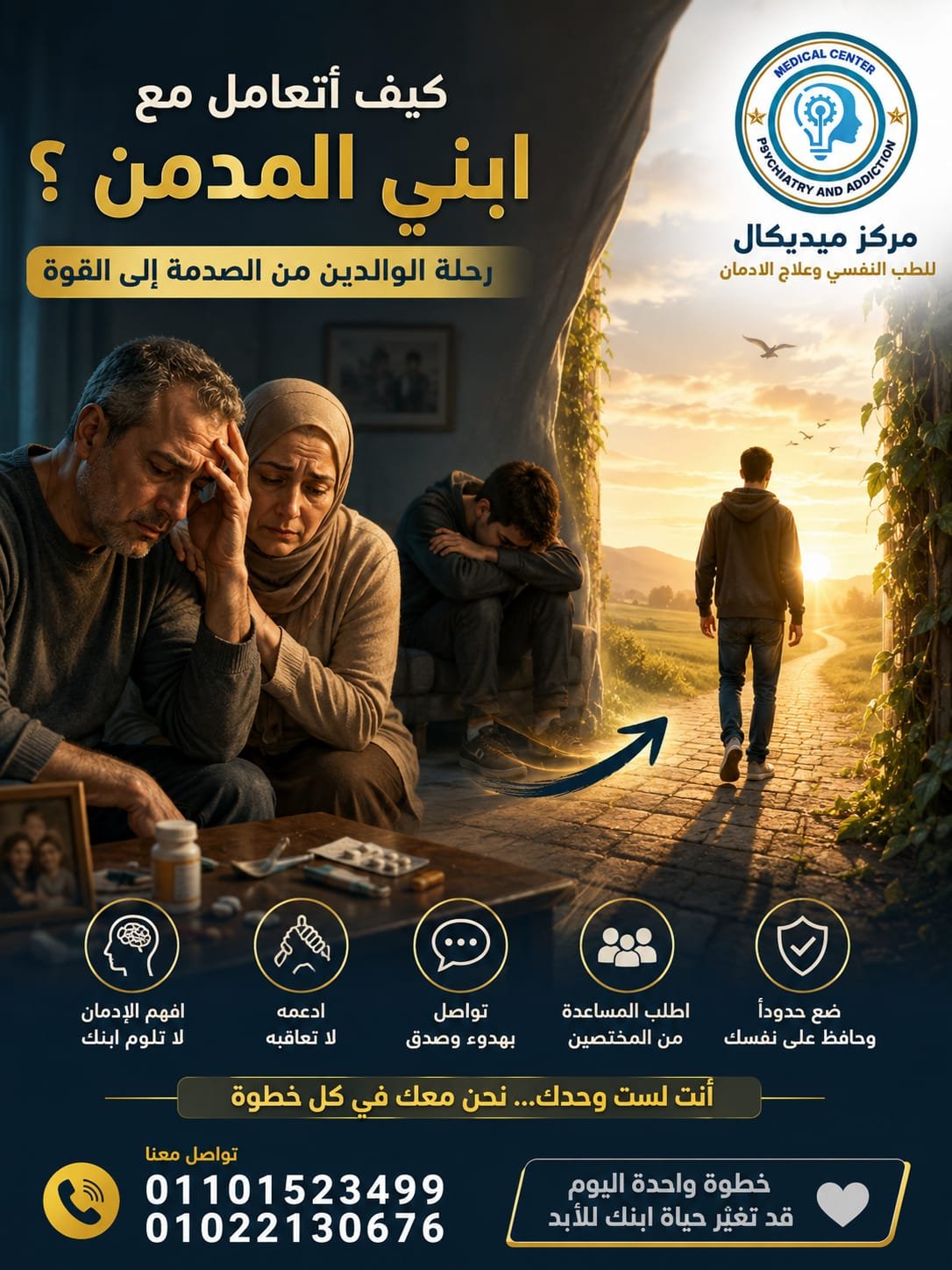 كيف أتعامل مع ابني المدمن
