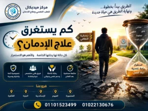 كم يستغرق علاج الإدمان داخل المركز